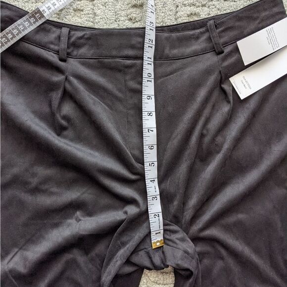 NWT CALVIN KLEIN Faux suede pants with pockets sz 14 @U - Picture 12 of 14